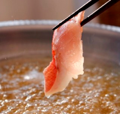 【一番人気】新鮮金目鯛をしゃぶしゃぶで！新鮮刺し盛りも楽しむマーフィスタンダードプラン